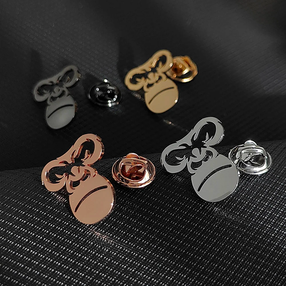 Meditating Ape Brooch Pin