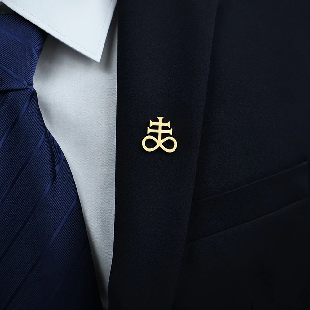 Leviathan Cross Brooch