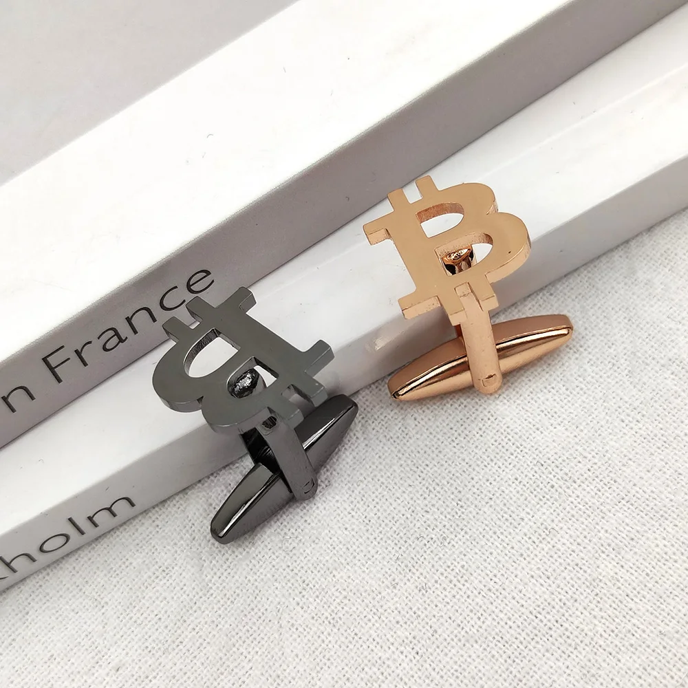 Bitcoin Cufflinks