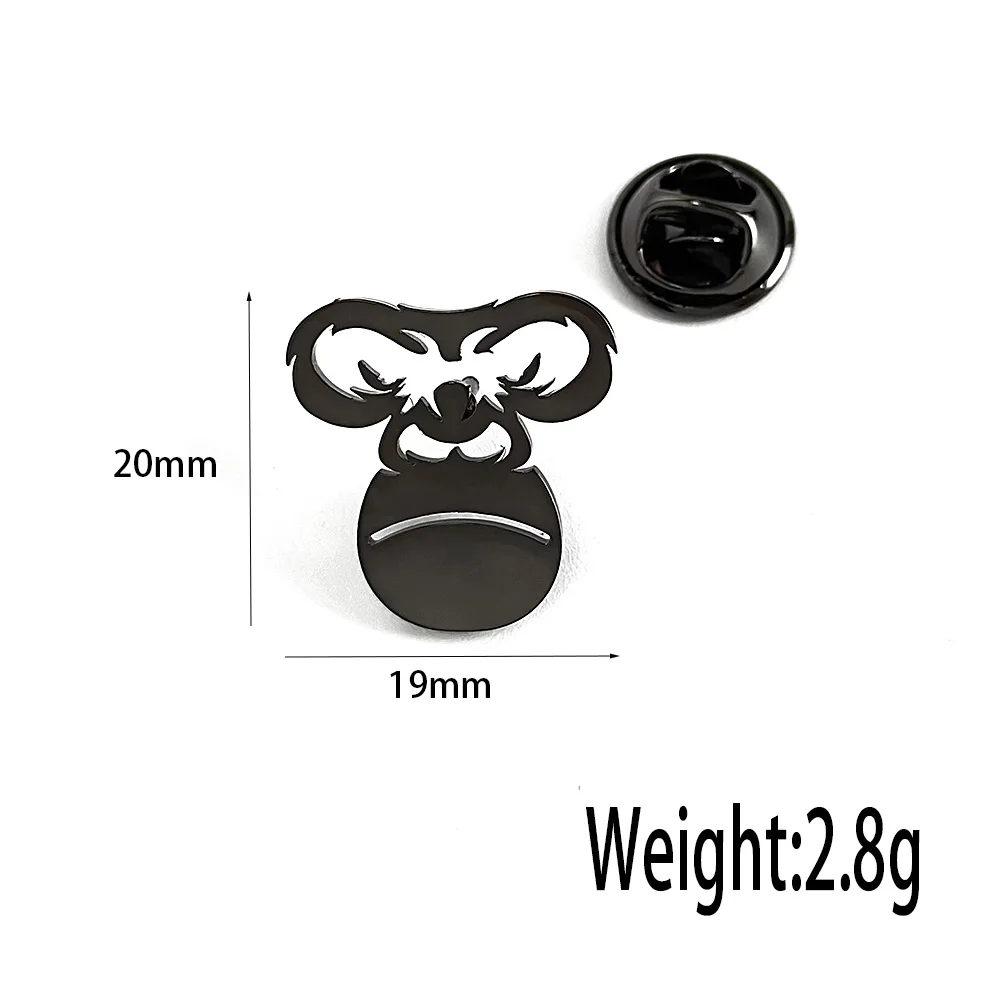 Meditating Ape Brooch Pin