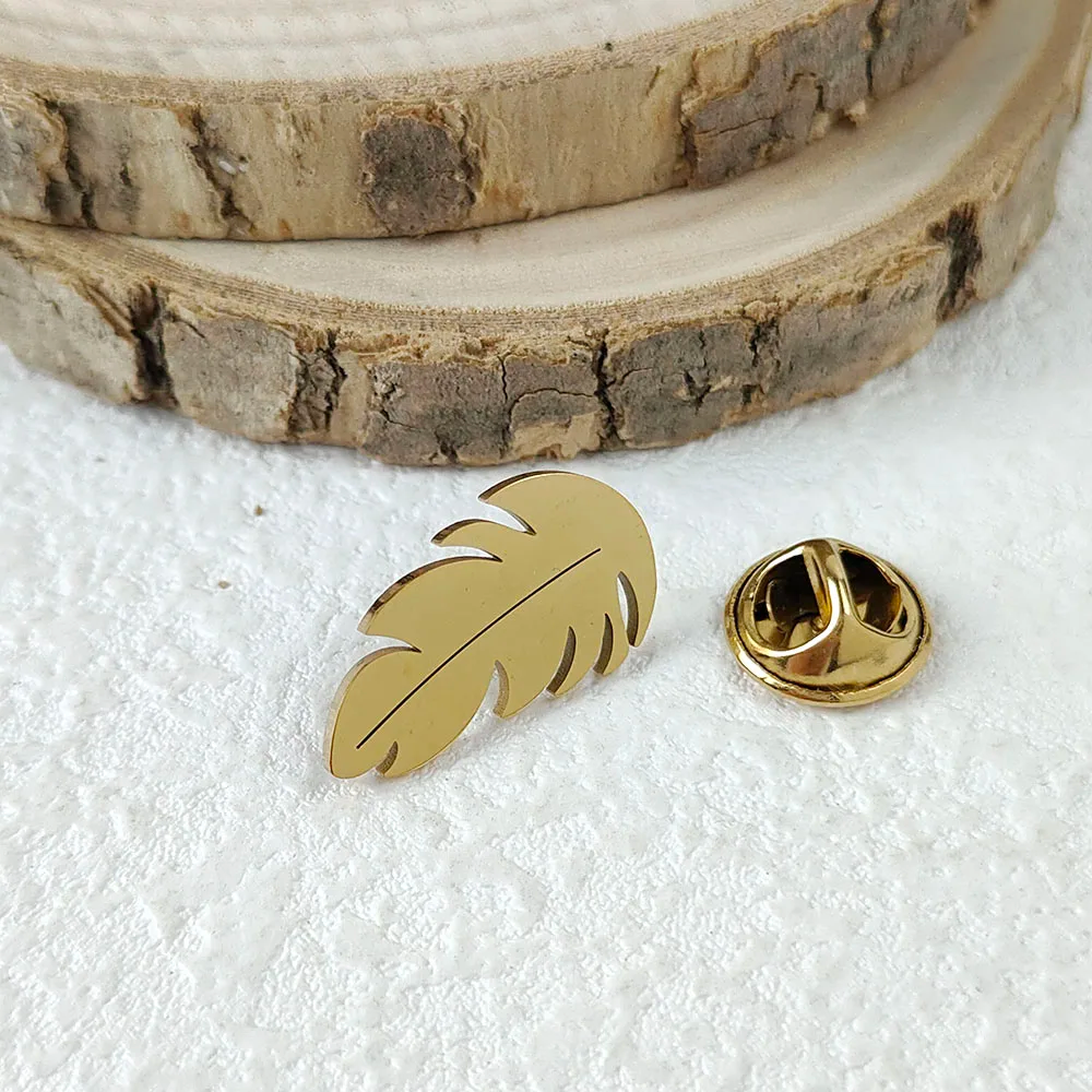 Feather Brooch Pin