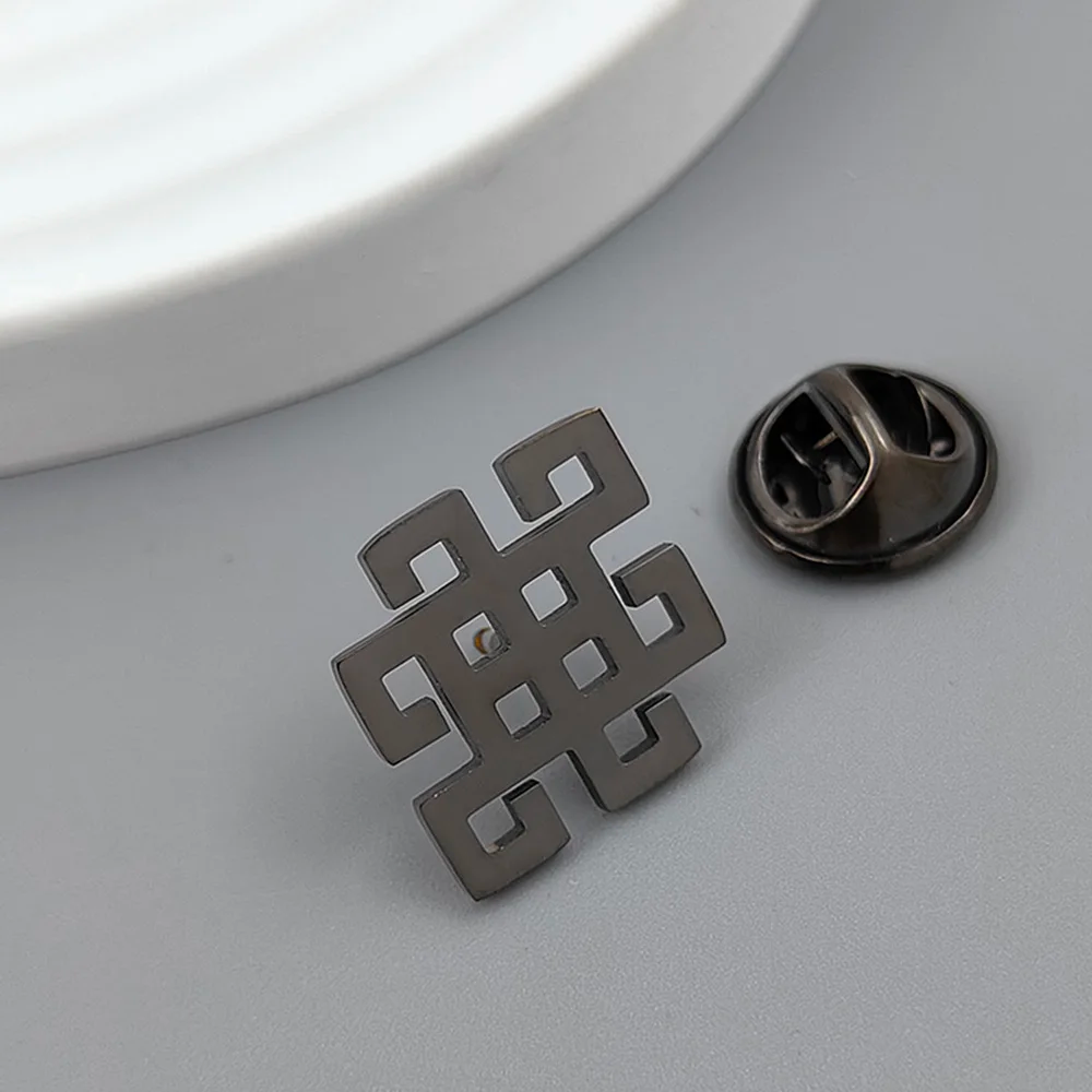 Chinese Knot Brooch Pin