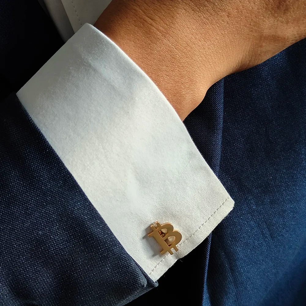 Bitcoin Cufflinks