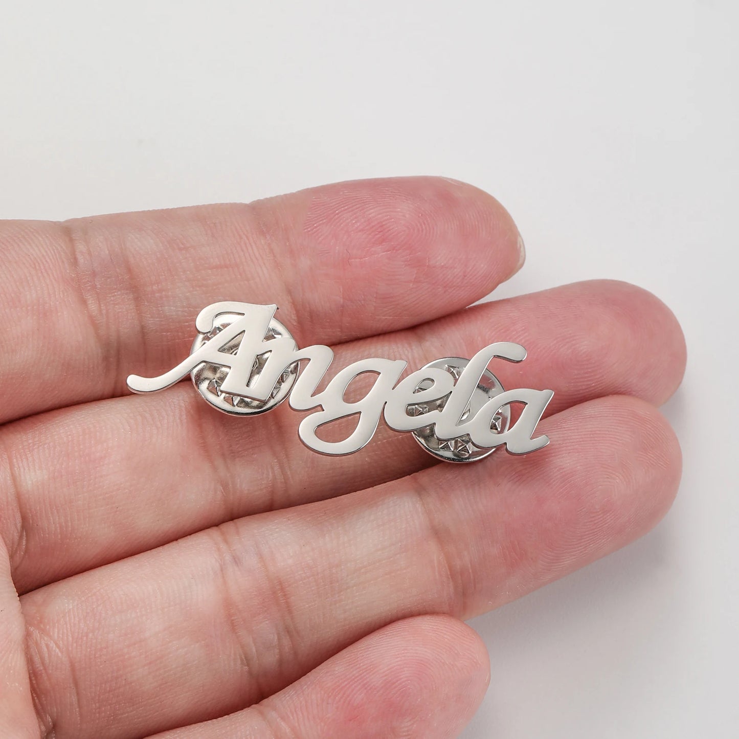 Custom Name Brooch for Women & Men | Personalized Name Pins, Badge Brooch Jewelry