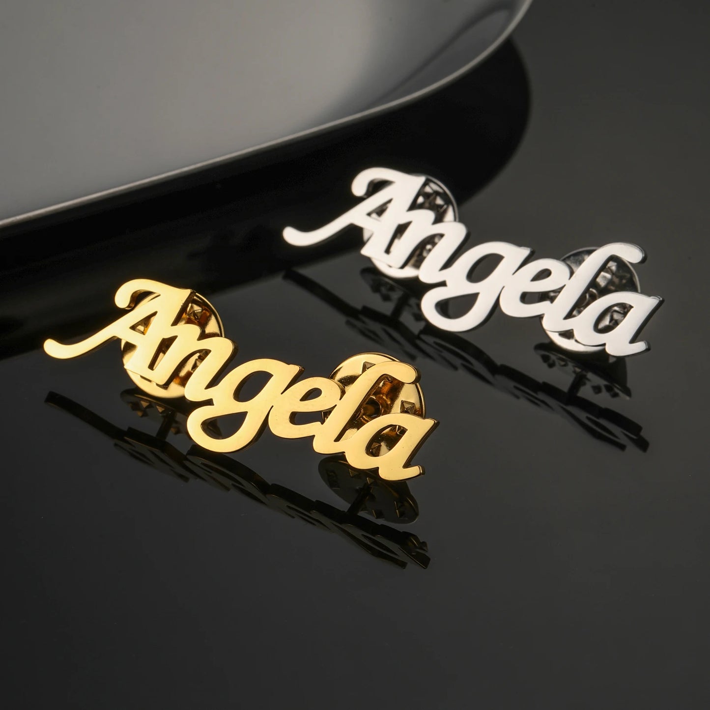 Custom Name Brooch