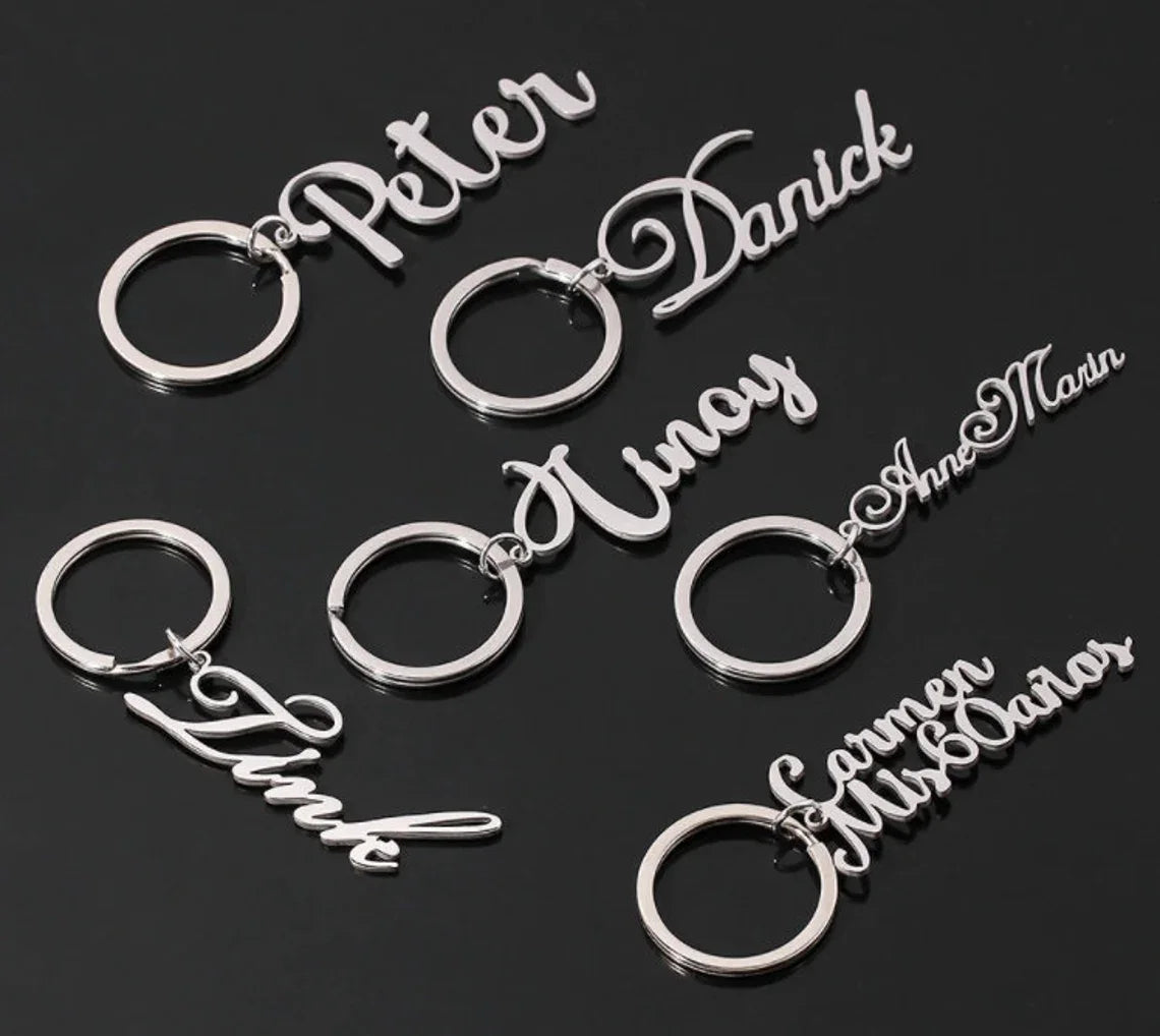 Custom Name Keychain