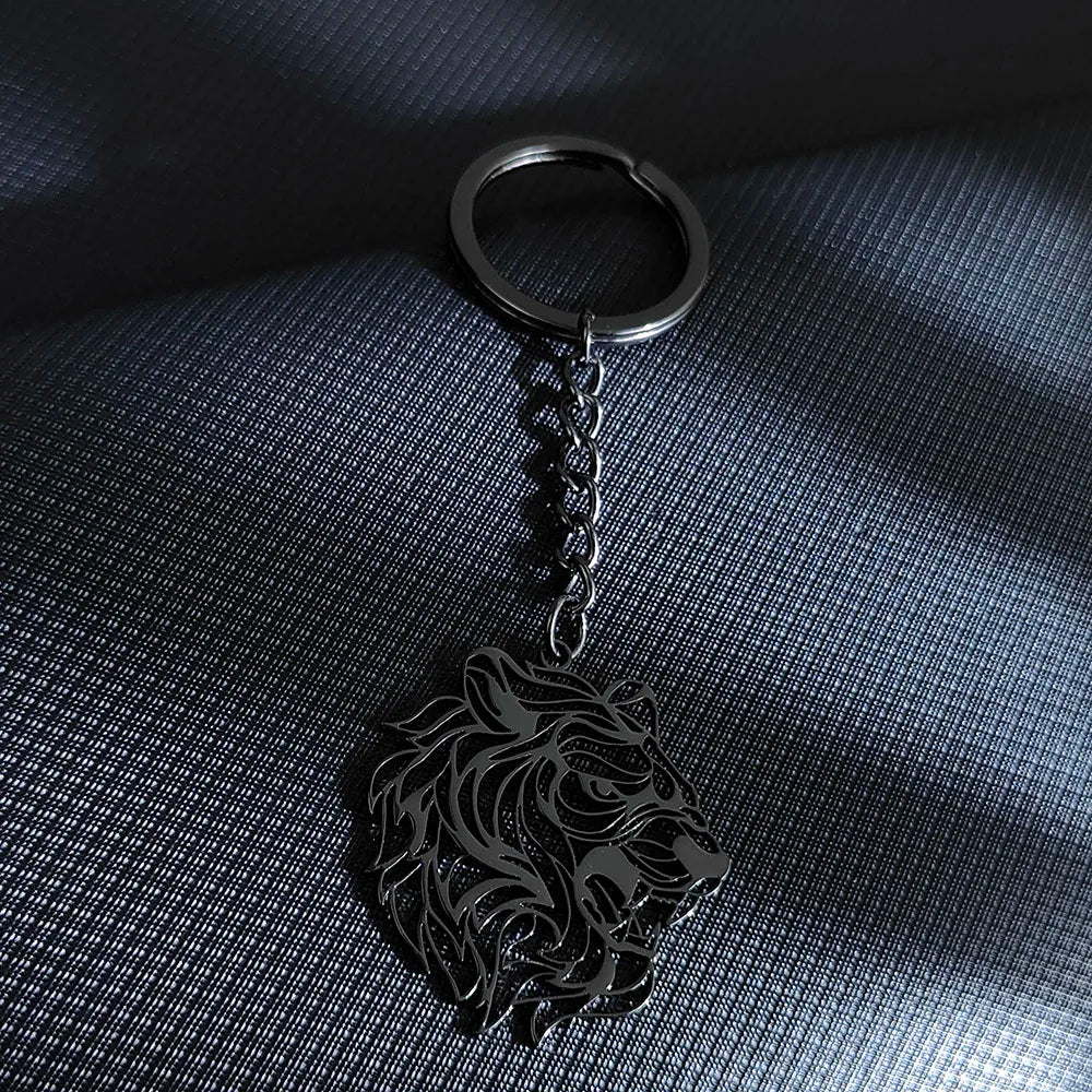 Tiger Head Keychain
