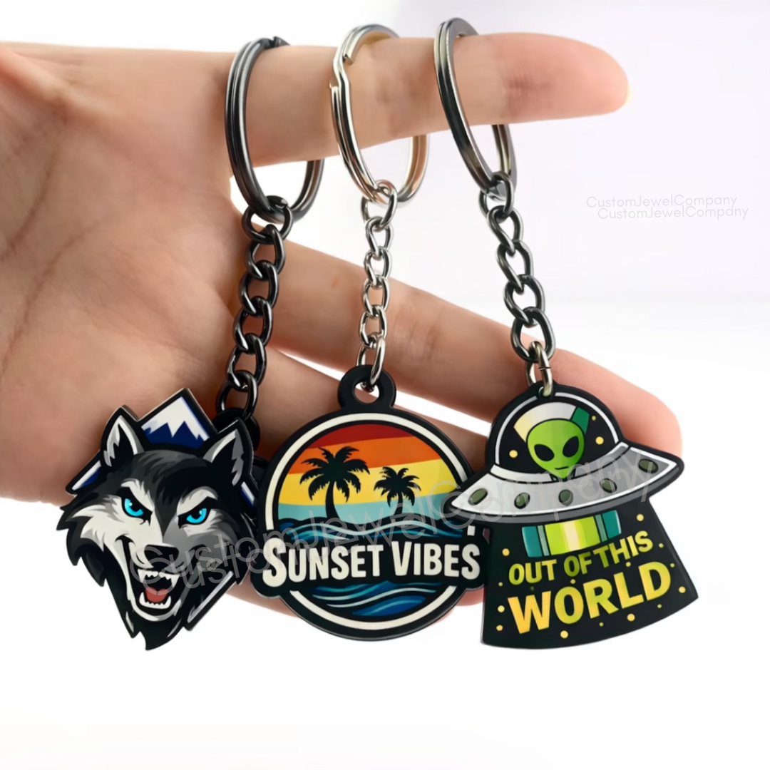 Custom Logo Metal Keychains