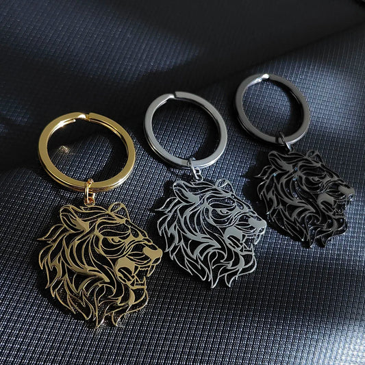 Tiger Head Keychain