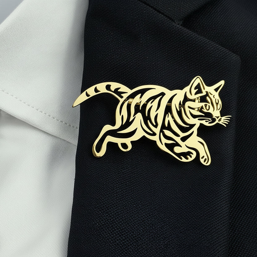 Cat Brooch Pin