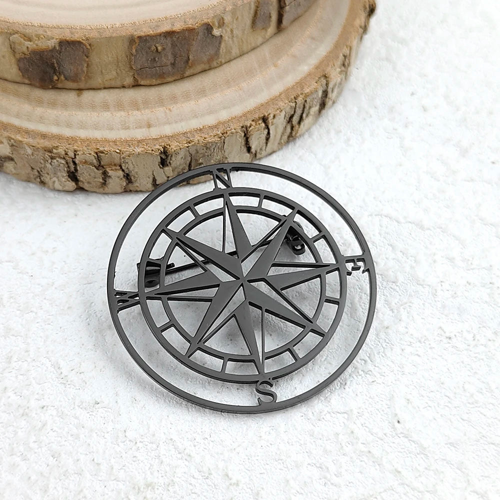 Compass Lapel Pin