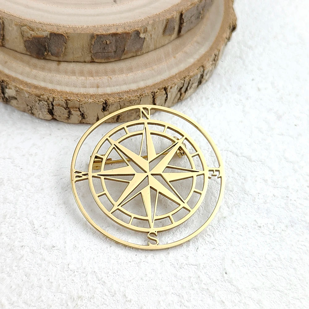 Compass Lapel Pin