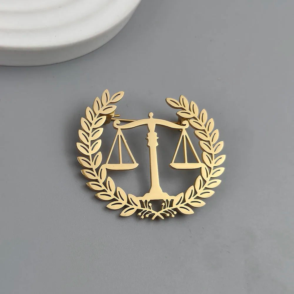 Scales of Justice Lapel Pin