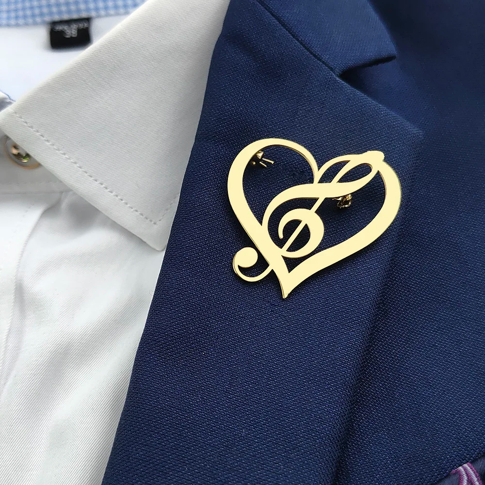 Love Note Brooch Pin