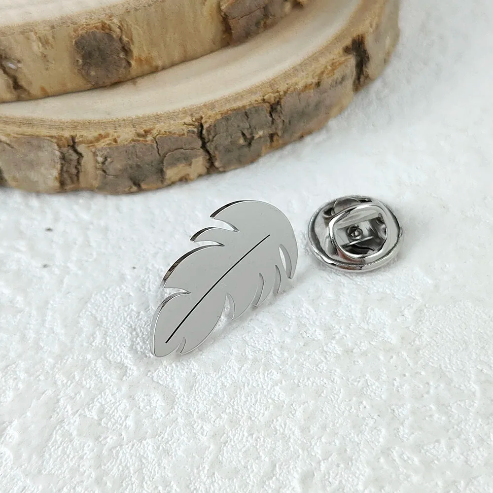 Feather Brooch Pin