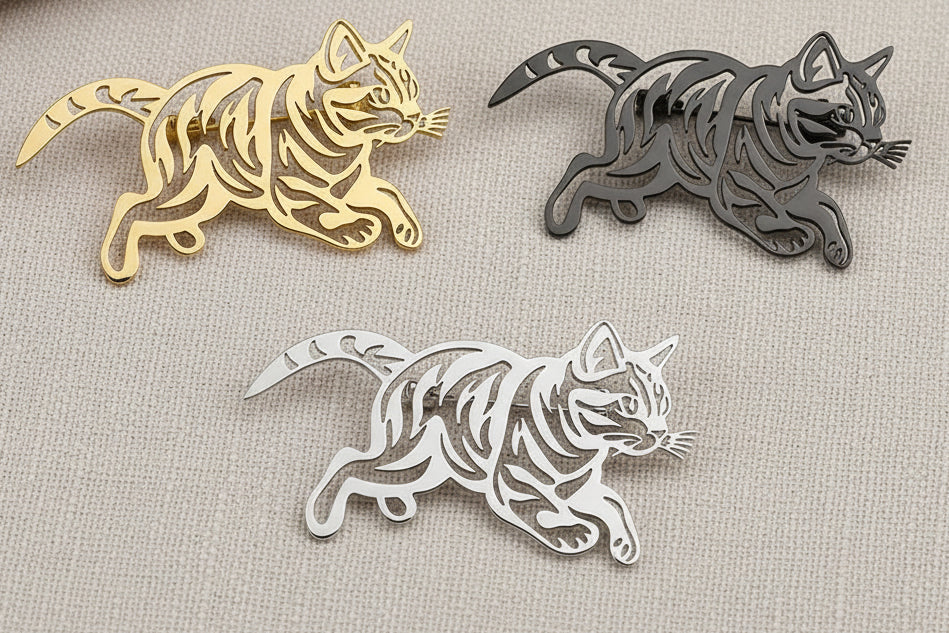 Cat Brooch Pin