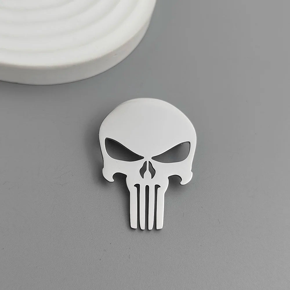 Hollow Large Skull Brooch