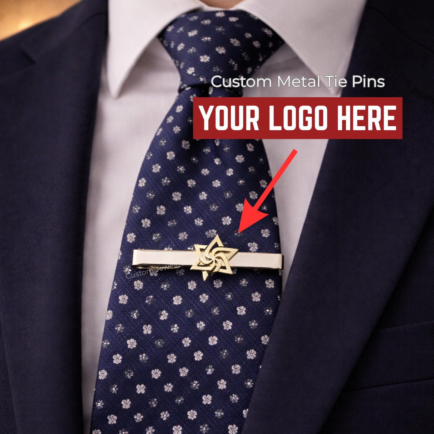 Custom Logo Tie Clips