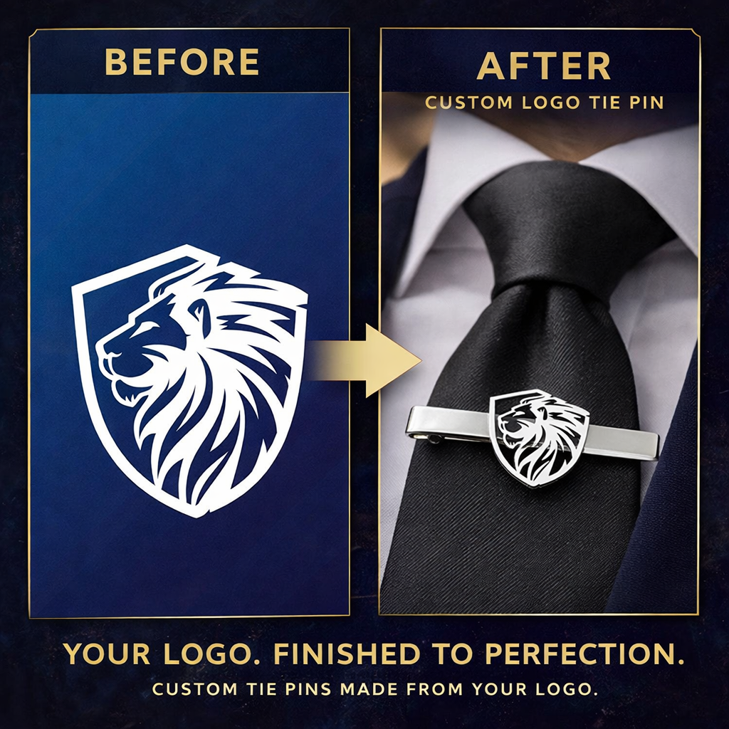 Custom Logo Tie Clips