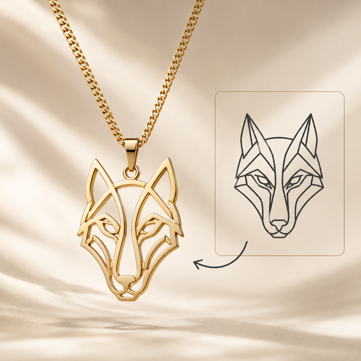 Custom Logo Necklace - Bold Chain
