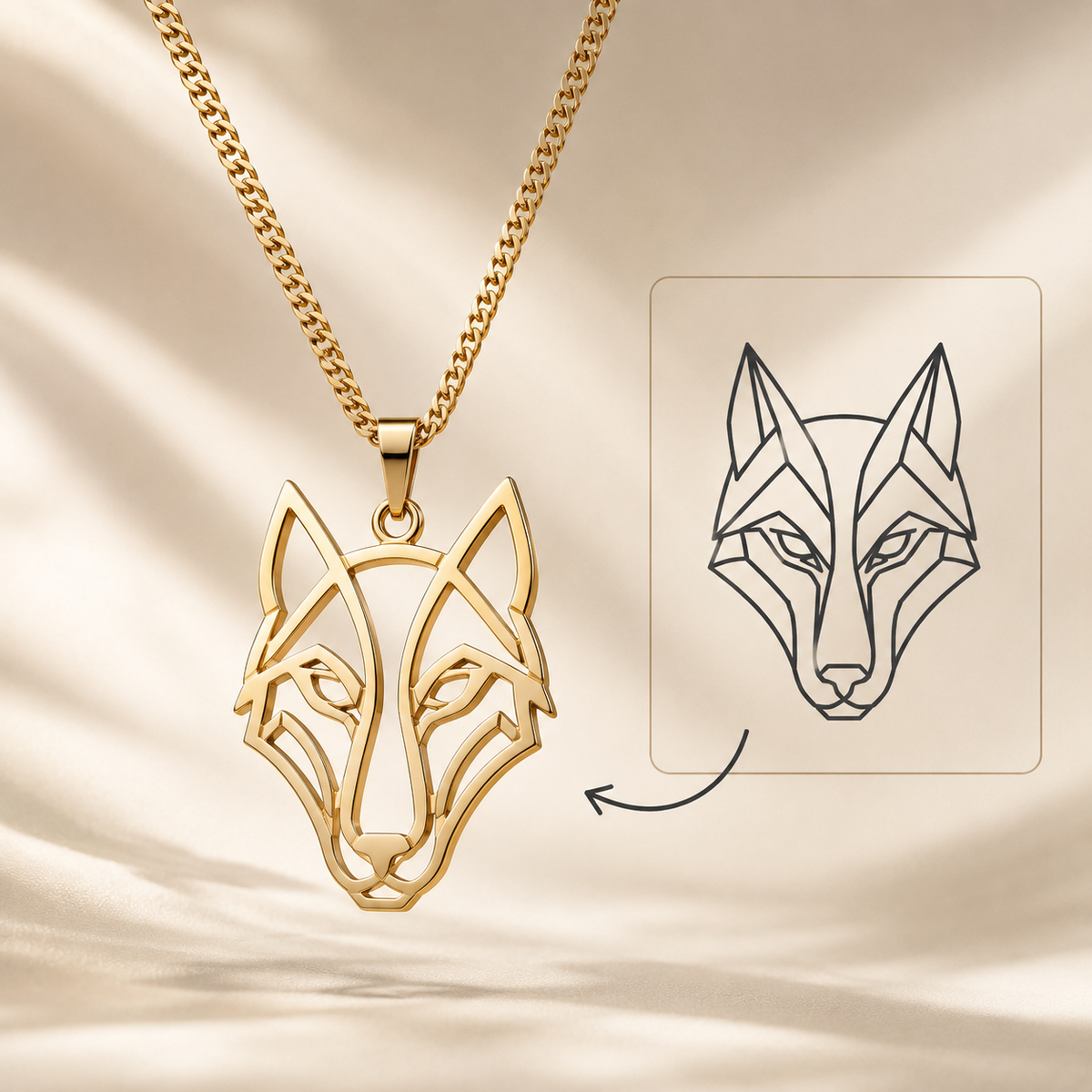 Custom Logo Necklace - Bold Chain