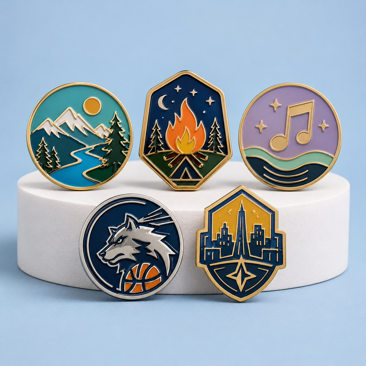 Custom Logo Enamel Pins