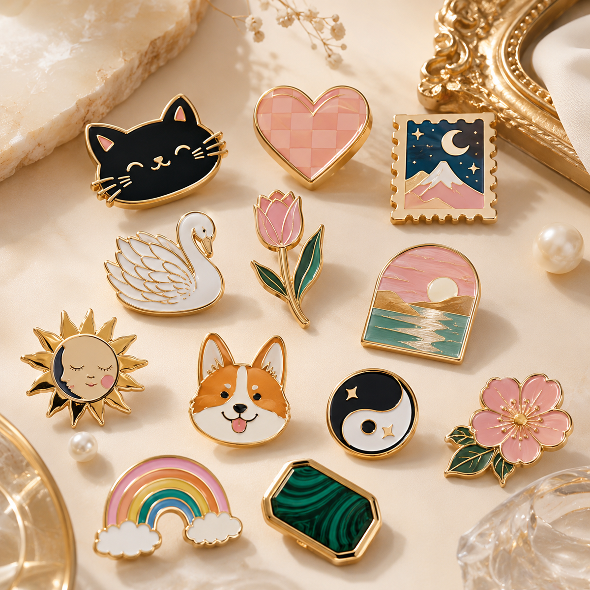 Custom Logo Enamel Pins