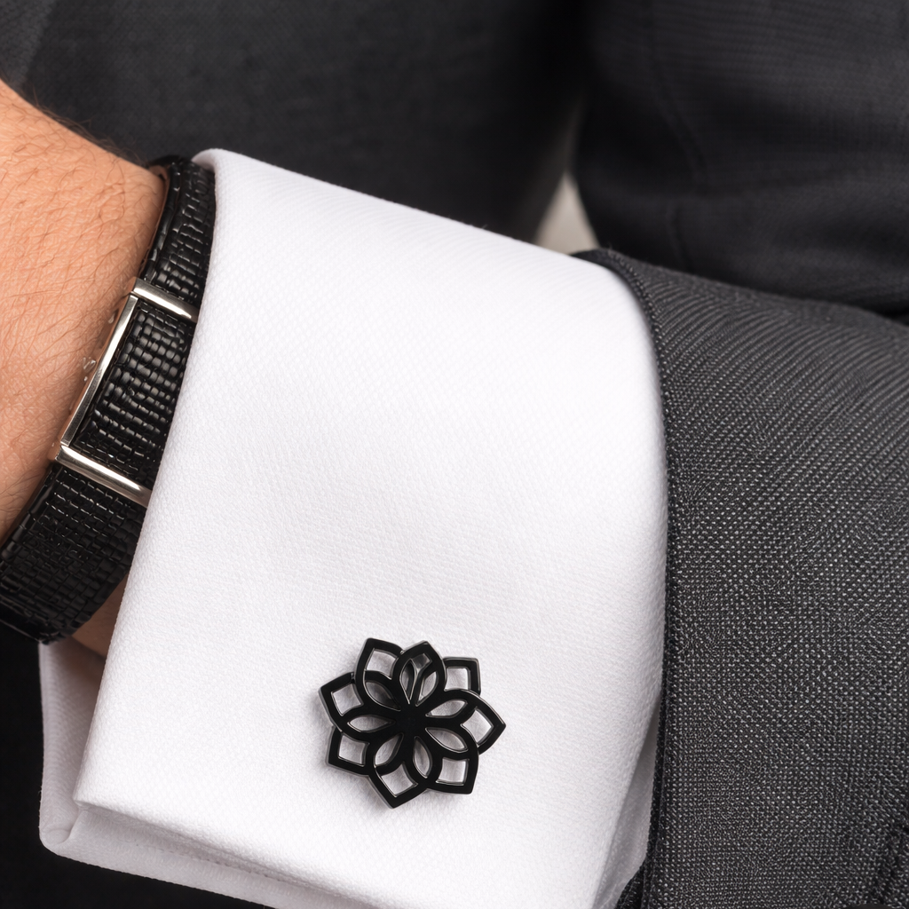 Sacred Flower Cufflinks