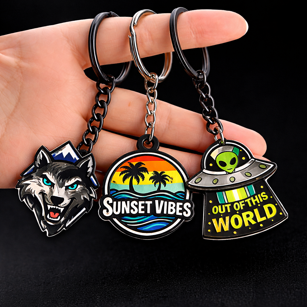 Custom Logo Metal Keychains