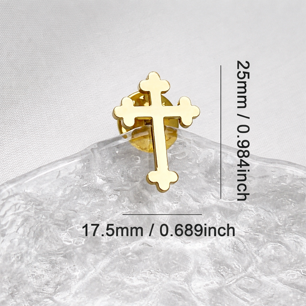 Cross Brooch Pin