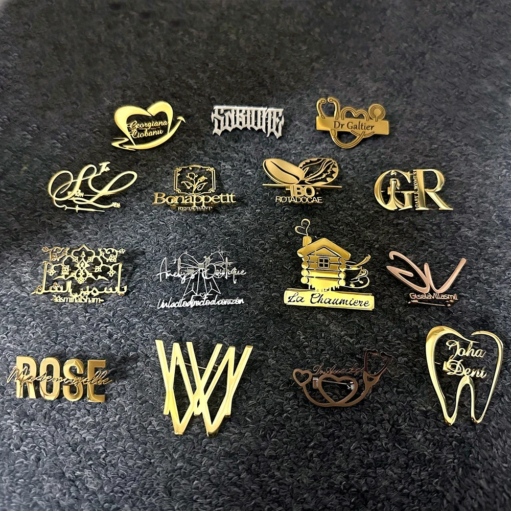 Custom Logo Brooch