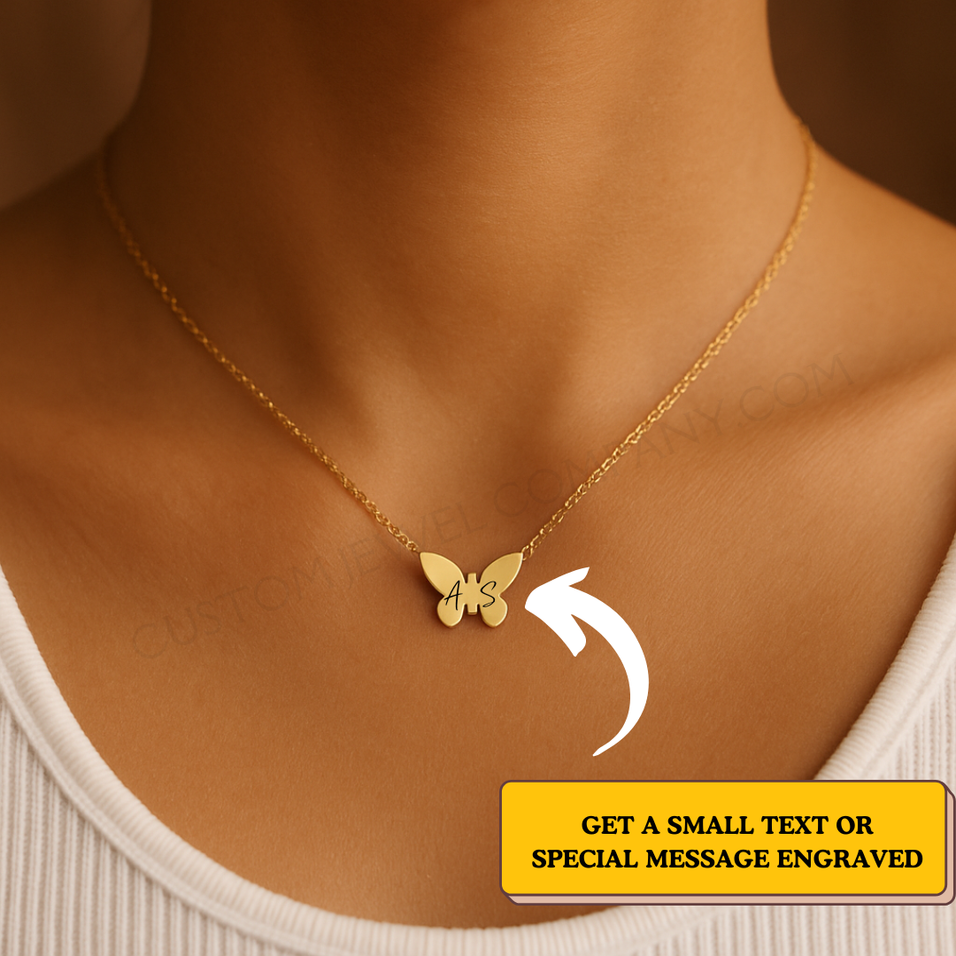 Custom Butterfly Necklace