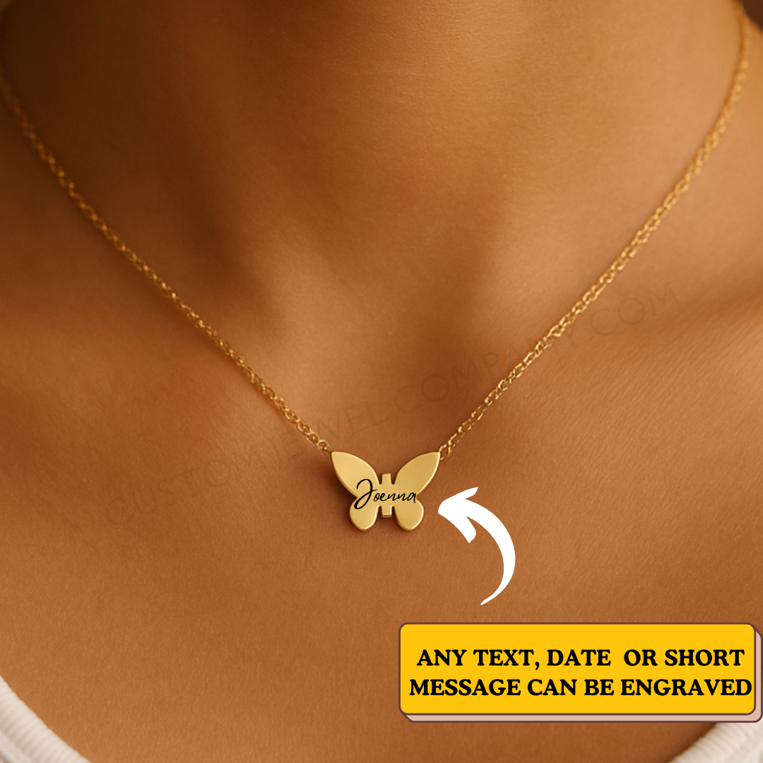 Custom Butterfly Necklace