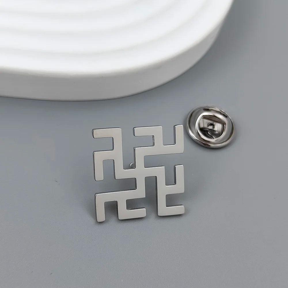 Om Sanskrit Buddhist Brooch Pin