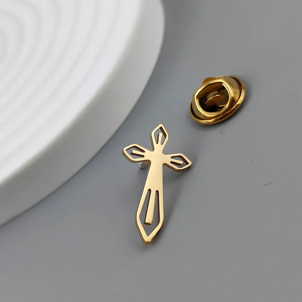 Cross Brooch Pin