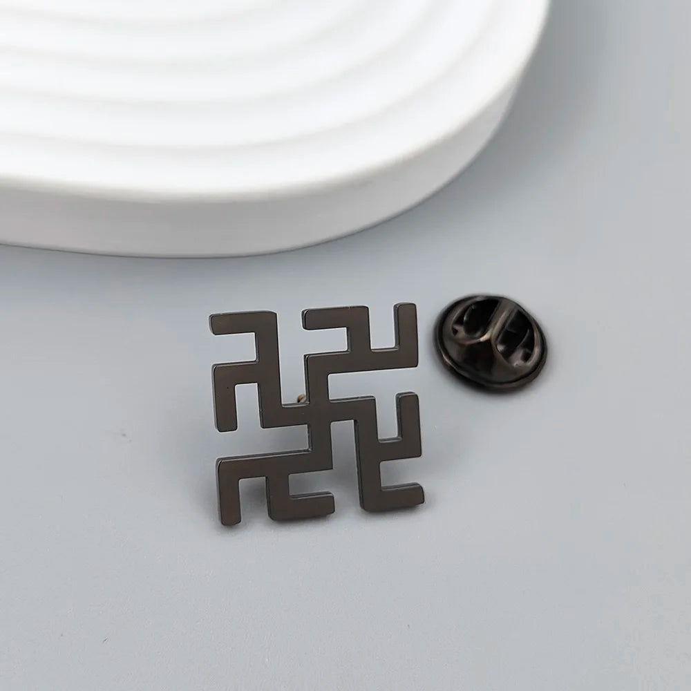 Om Sanskrit Buddhist Brooch Pin