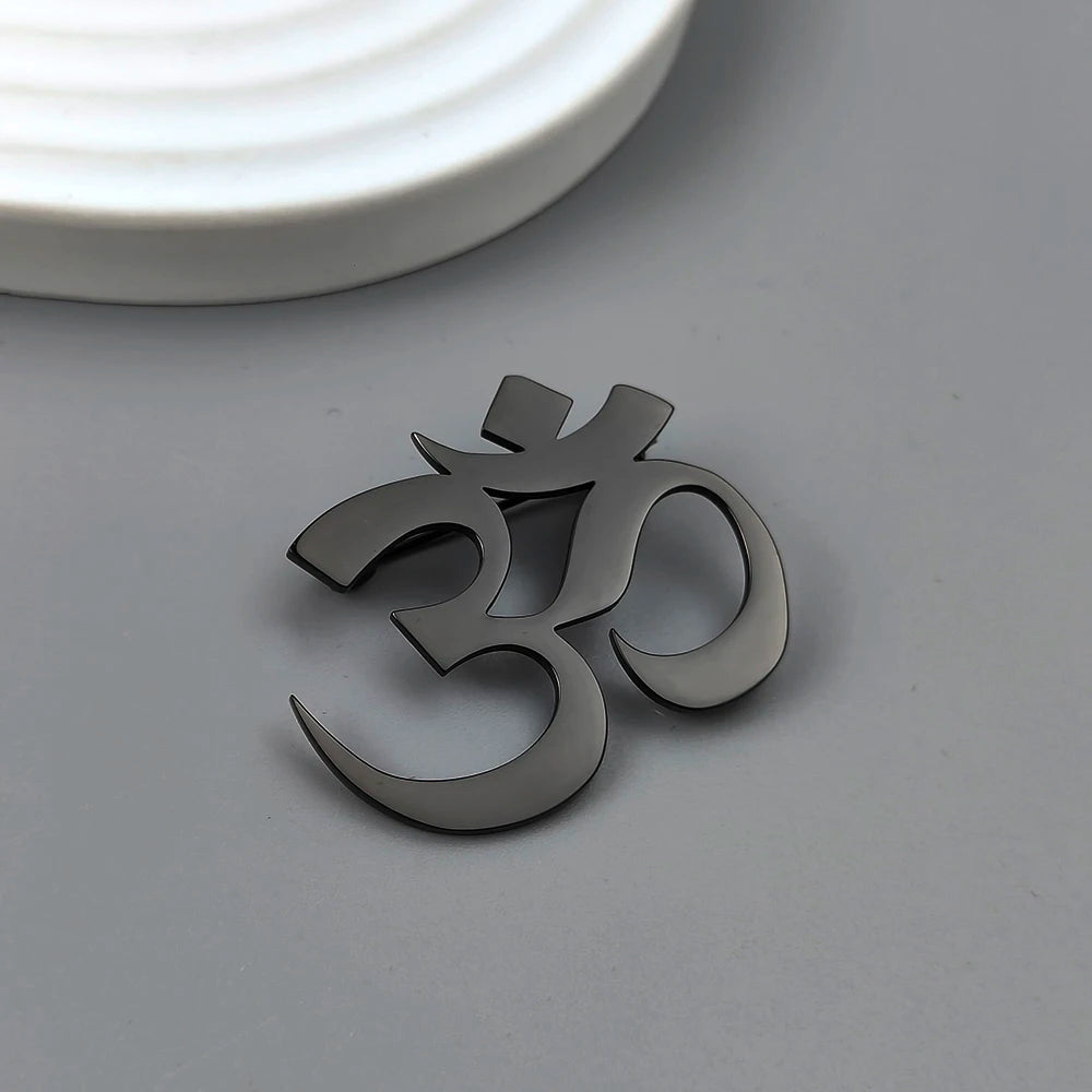 Om Symbol Brooch Pin