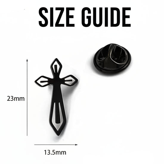 Cross Brooch Pin