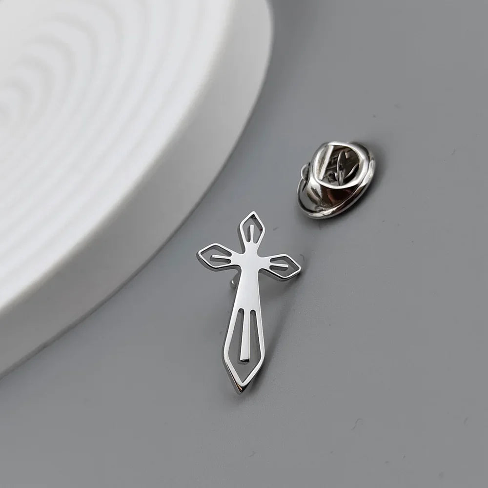 Cross Brooch Pin