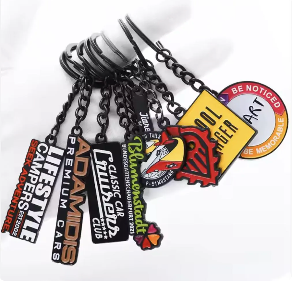 Custom Logo Enamel Keychains