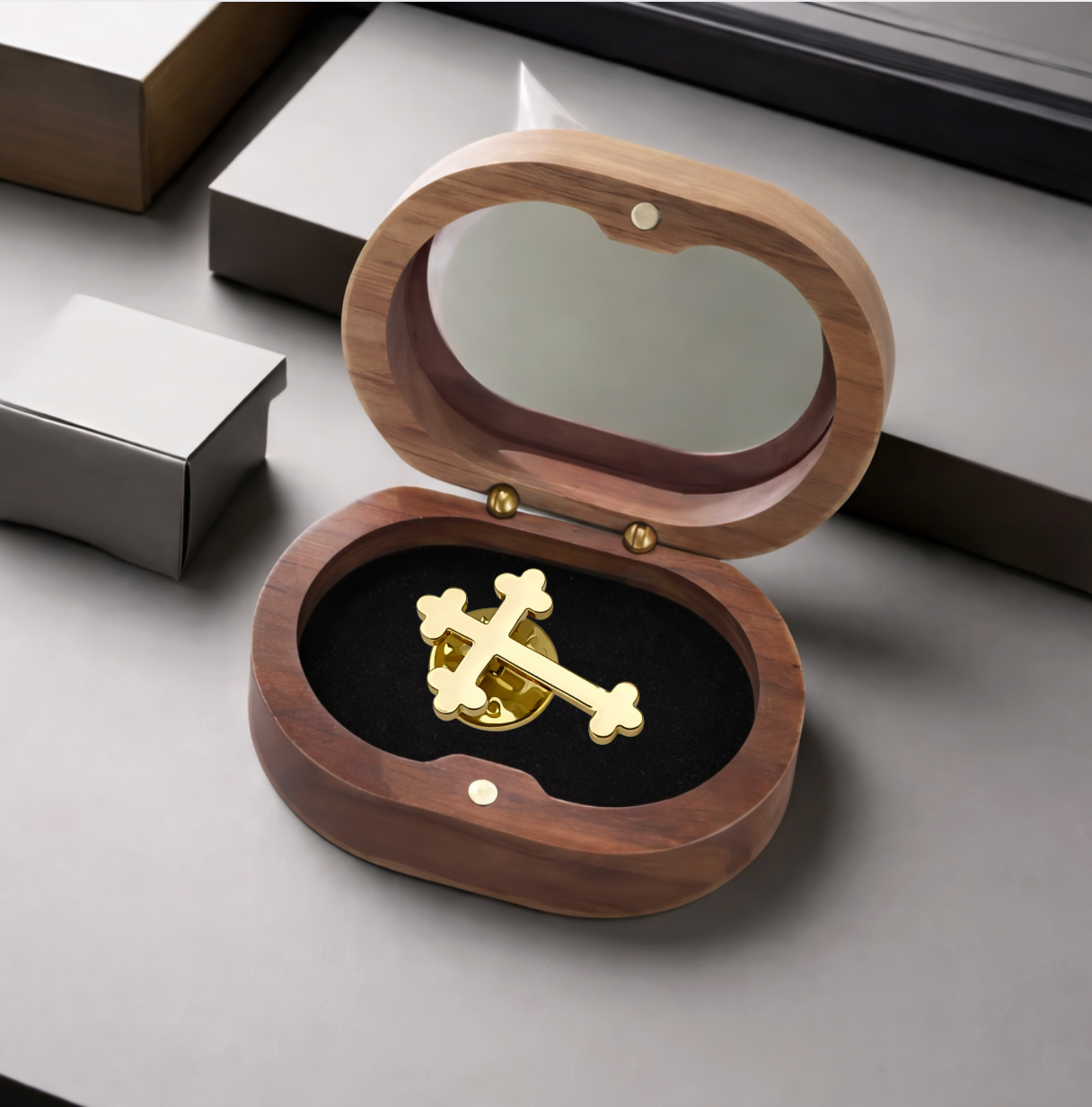 Cross Brooch Pin