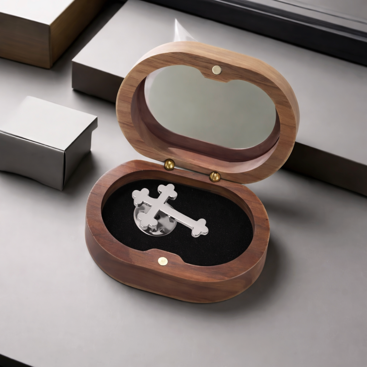 Cross Brooch Pin