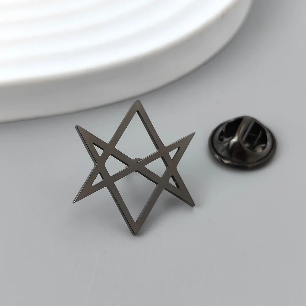 Honeycomb Hexagon Brooch Pin