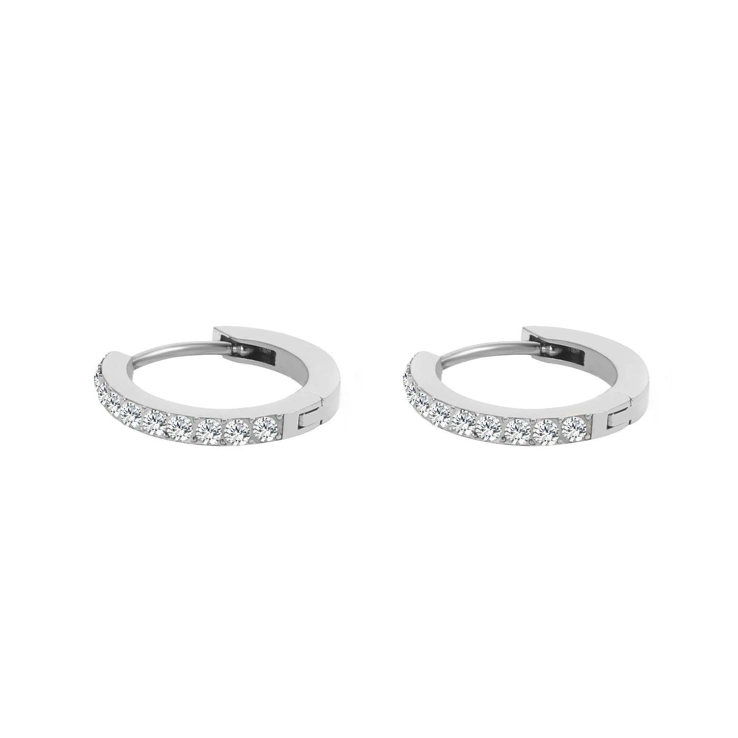 Birthstone Hoop Earrings